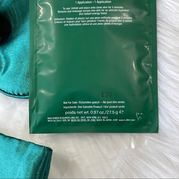 LA MER sleep mask The Eye Concentrate The Treatment Lotion Hydrating Mask - Picture 9 of 11